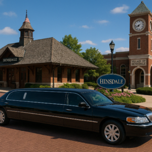 Luxury limousine for events