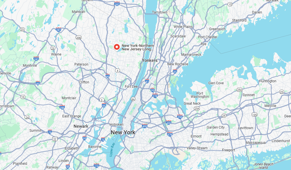 Map of New Jersey